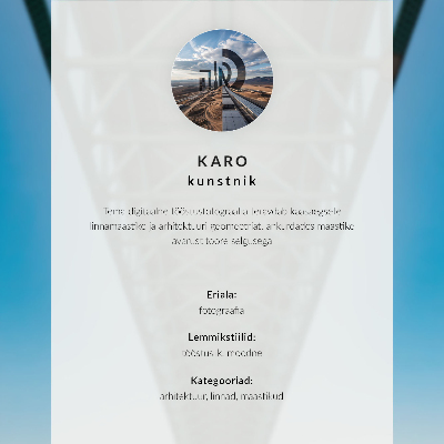 Poster na stenu Moderné budovy a suché konáre