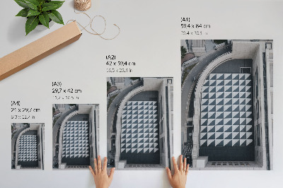 Poster na stenu Elegantné geometrické vzory, futuristická architektúra