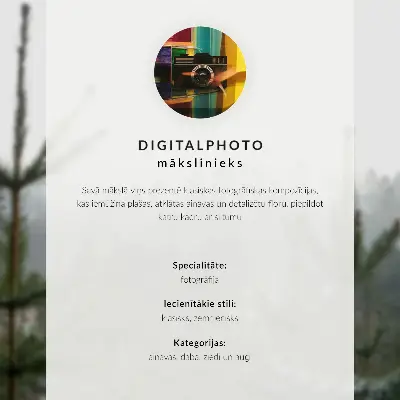 Poster na stenu majestátne stromy v teplých farbách s pokojnou atmosférou