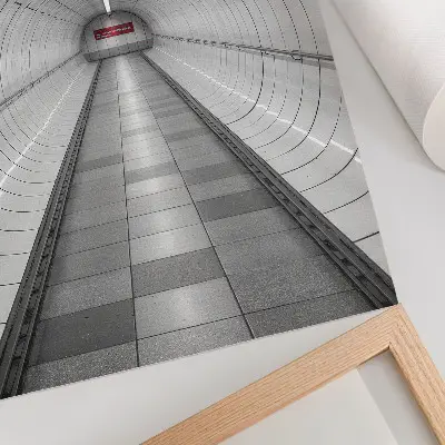 Futuristické priestorové moderné stropné osvetlenie poster na stenu