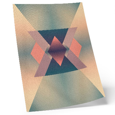 Plagát do obývačky Geometrické tvary pastelové farby elegancia