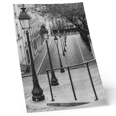 Plagát do obývačky Očarujúce lampáše, krásna architektúra, ulica