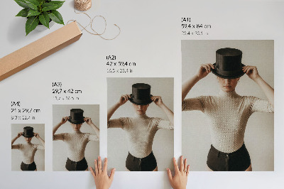 Plagát do obývačky Retro elegancia cylindrická jemnosť minimalizmus