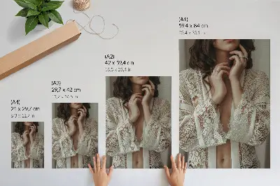 Plagát s motívom čipky v znamení jemnosti, elegancie a klasickej ženskosti