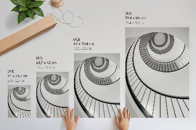 Plagát Točité schodisko fascinujúca geometria elegancia