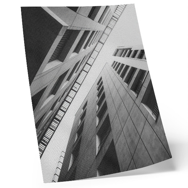 Plagát do obývačky Moderná architektúra s geometrickými líniami