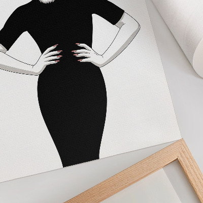 Poster na stenu Surrealistická kombinácia tigra a šiat