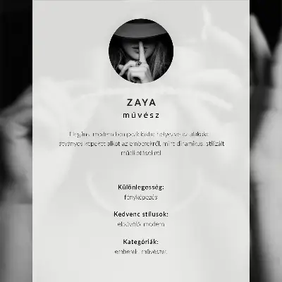 Plagát tajomná postava s klobúkom v štýle ticha a jemnosti