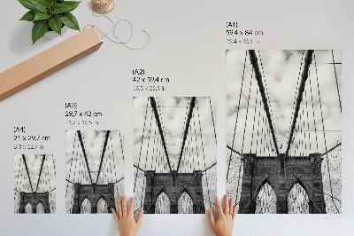 Poster na stenu Surová štruktúra plná symetrie a línií