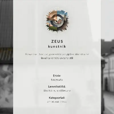 Plagát na stenu farebné domy v zimnej krajine
