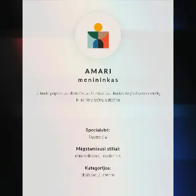 Plagát na stenu minimalistické kontrasty s dynamickým červeným akcentom