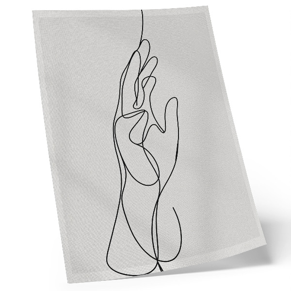 Plagát do obývačky Minimalistická ručná línia elegancia modernosť