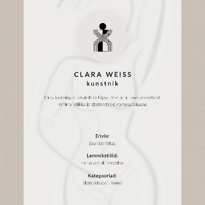 Plagát do obývačky Minimalistická ručná línia elegancia modernosť