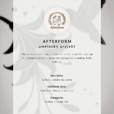 Plagát do obývačky Farebné kvety na bielom pozadí v retro štýle