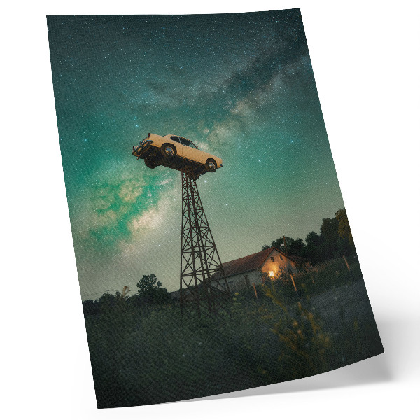 Poster na stenu Veľkolepé sky car na veži