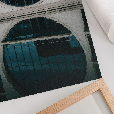 Poster na stenu Moderná architektúra skleneného odrazu budovy