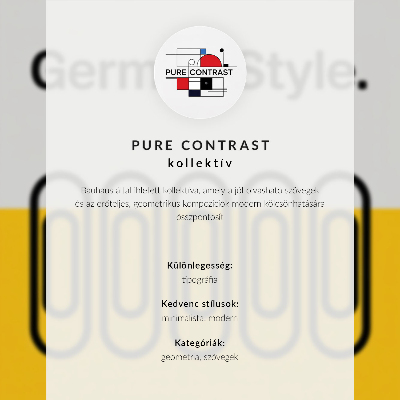 Plagát do obývačky Čisté geometrické línie a kontrastné farby