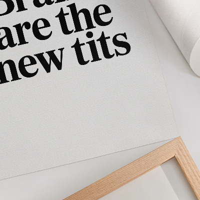 Poster na stenu Kontrastný typografický motív s inšpiratívnym posolstvom