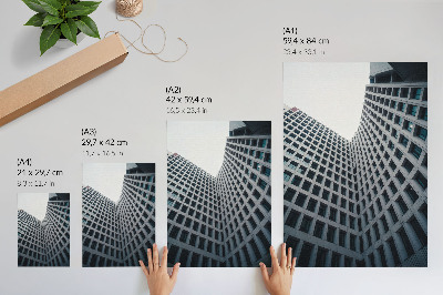 Poster na stenu Vertikálne čiary modernej architektúry