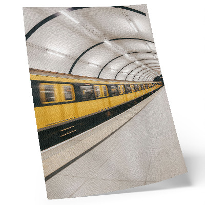 Plagát do obývačky Moderné metro, hladké linky, dynamické