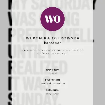 Plagát vysokokontrastná typografia s humorným posolstvom