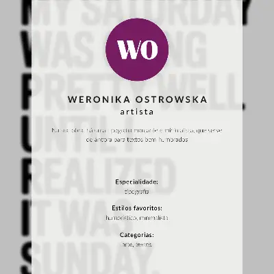 Plagát vysokokontrastná typografia s humorným posolstvom