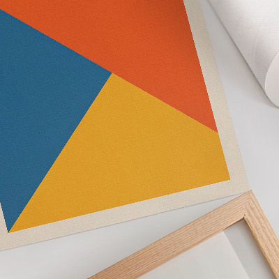 Poster na stenu Geometrické tvary, intenzívne farby, moderná atmosféra