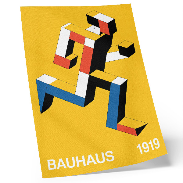 Poster na stenu Expresívny vzor, geometria, dominancia farby, modernosť