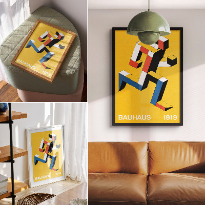 Poster na stenu Expresívny vzor, ​​geometria, dominancia farby, modernosť
