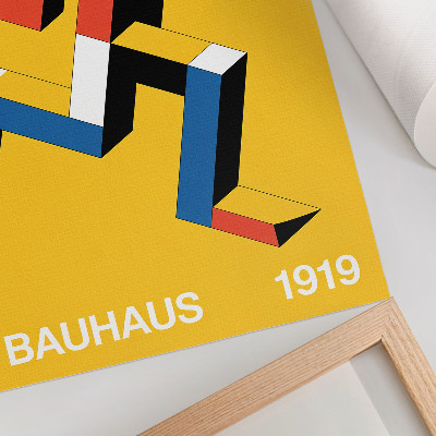 Poster na stenu Expresívny vzor, ​​geometria, dominancia farby, modernosť