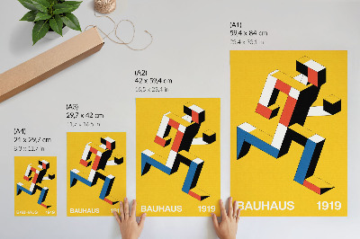 Poster na stenu Expresívny vzor, ​​geometria, dominancia farby, modernosť