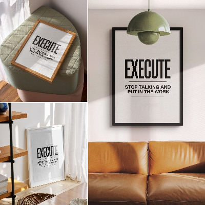 Poster na stenu Motivujúci nápis v minimalistickom štýle