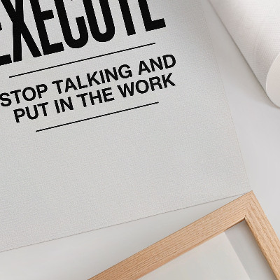Poster na stenu Motivujúci nápis v minimalistickom štýle