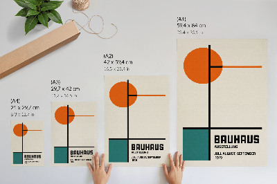 Poster na stenu Geometria, farby, minimalizmus, modernosť, forma