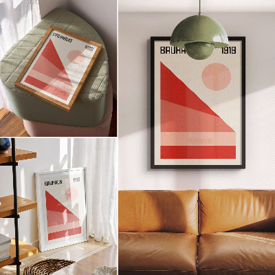 Plagát do obývačky Geometrická kompozícia moderný minimalizmus