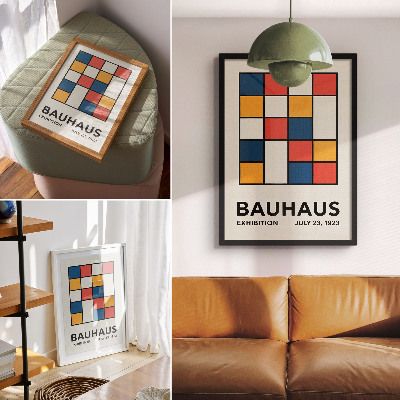 Poster na stenu Geometrické tvary v minimalistickom štýle