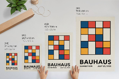 Poster na stenu Geometrické tvary v minimalistickom štýle