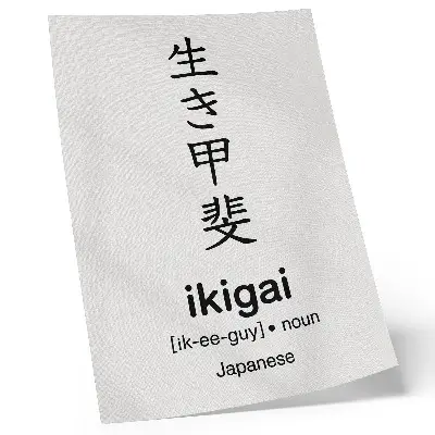 Plagát čiernobiele japonské znaky s motívom elegancie a múdrosti