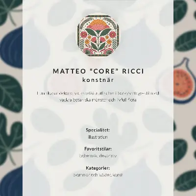 Plagát na stenu v retro štýle s jasnými farbami a kvetinovým motívom