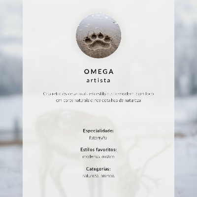 Plagát Portrét koňa zima mier prirodzenosť harmónia