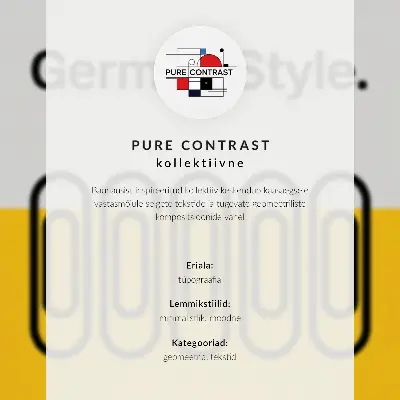 Geometrické písmená v živých farbách plagát do obývačky