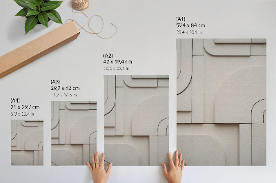 Poster na stenu Geometrické tvary moderná kompozícia elegancia