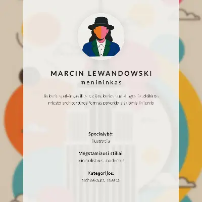 Plagát do obývačky oranžové slnko s moderným mrakodrapom a geometrickými tvarmi