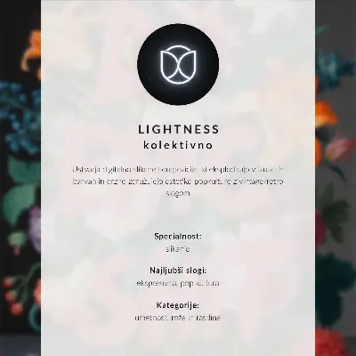 Plagát na stenu farebné kvety s ružovým písmom a živým kontrastom