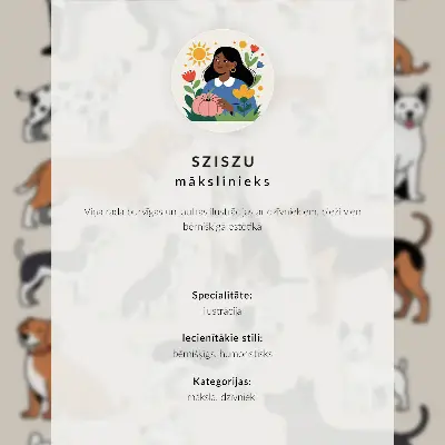 Plagát do obývačky fialový tučniak na stoličke v minimalistickom štýle Radosť