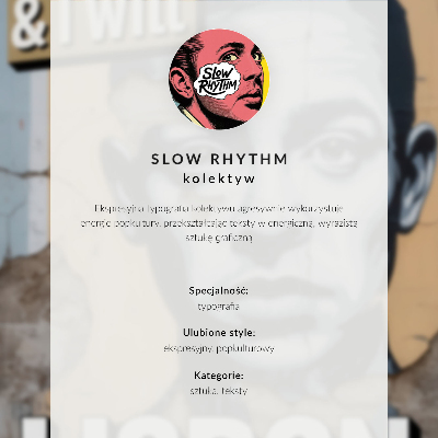 Poster na stenu Farebné pozadie s ružovým písmom
