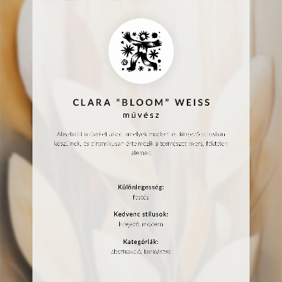 Poster na stenu Elegantné listy, jednoduchosť a harmónia farieb