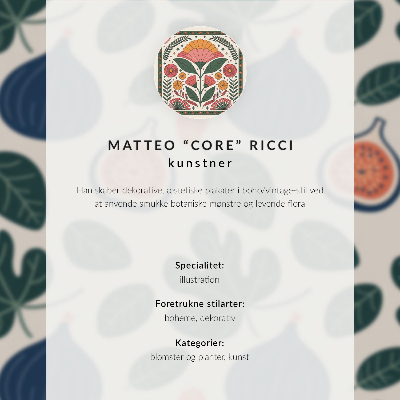 Plagát do obývačky grafický štýl farebných kvetov a listov