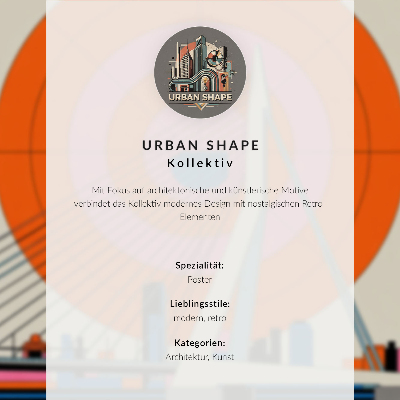 Poster na stenu Večerná mestská moderná architektúra