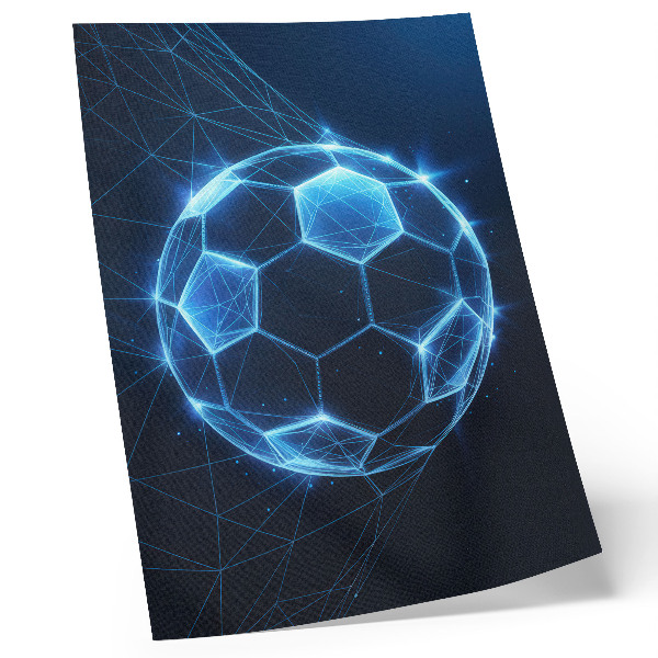 Poster na stenu Geometrické čiary a svetlá digitálnej gule